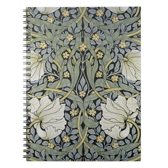 William Morris - Pimpernel  Pattern Design Notebook (Front)
