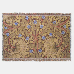 William Morris Pimpernel Throw Blanket
