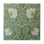 William Morris - Pimpernel Tile<br><div class="desc">Pimpernel - William Morris,  Repeating design for textiles,  1876</div>