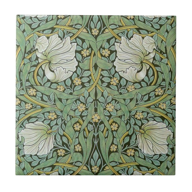 William Morris - Pimpernel Tile (Front)