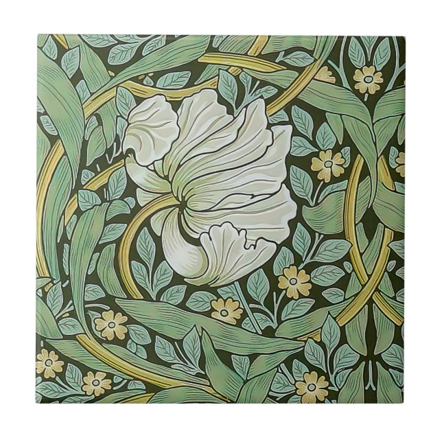 William Morris - Pimpernel Tile (Front)