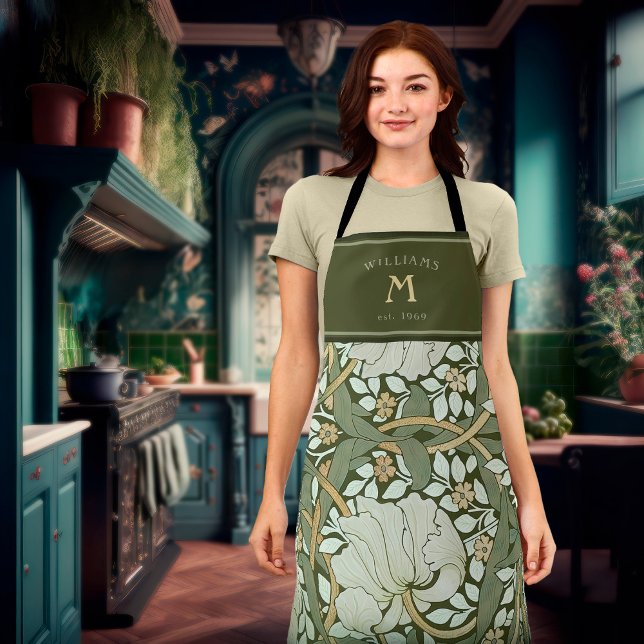William Morris Pimpernel Vintage Pattern Apron (Creator Uploaded)
