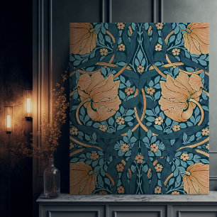 William Morris Pimpernel Vintage Pattern Canvas Pr