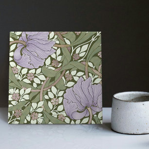 William Morris Pimpernel Vintage Pattern Ceramic T Tile