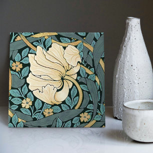 William Morris Pimpernel Vintage Pattern Ceramic T Tile