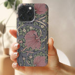 William Morris Pimpernel Vintage Pattern iPhone Ca iPhone 13 Pro Case<br><div class="desc">William Morris Pimpernel Floral Vintage Art Wallpaper Design William Morris was an English textile designer, artist, writer, and socialist associated with the Pre-Raphaelite Brotherhood and British Arts and Crafts Movement. He founded a design firm in partnership with the artist Edward Burne-Jones, and the poet and artist Dante Gabriel Rossetti. This...</div>