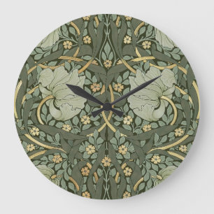 William Morris Pimpernel Vintage Pattern Large Clo Clock