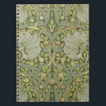 William Morris Pimpernel Vintage Pattern Notebook<br><div class="desc">William Morris Pimpernel Floral Vintage Art Wallpaper Design William Morris was an English textile designer, artist, writer, and socialist associated with the Pre-Raphaelite Brotherhood and British Arts and Crafts Movement. He founded a design firm in partnership with the artist Edward Burne-Jones, and the poet and artist Dante Gabriel Rossetti. This...</div>
