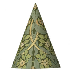 William Morris Pimpernel Vintage Pattern Party Hat