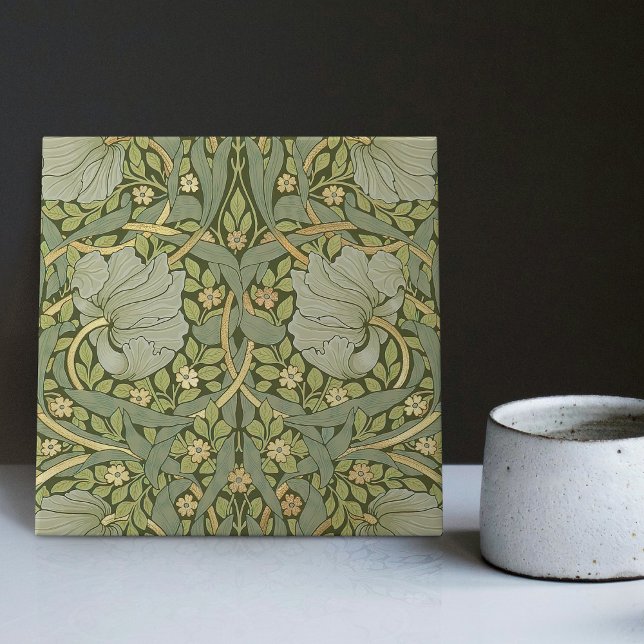 William Morris Pimpernel Vintage Pattern Tile (Creator Uploaded)