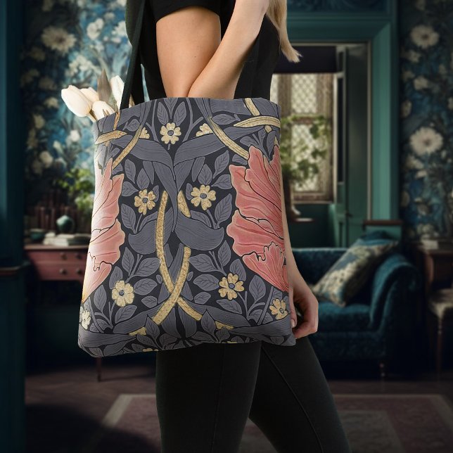 William Morris Pimpernel Vintage Pattern Tote Bag (Creator Uploaded)