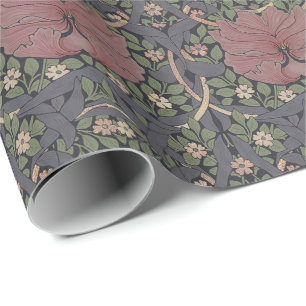 William Morris Pimpernel Vintage Pattern Wrapping  Paper