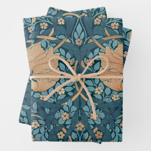 William Morris Pimpernel Vintage Pattern Wrapping  Paper Sheet