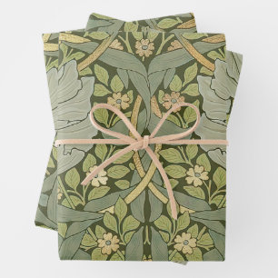 William Morris Pimpernel Vintage Pattern Wrapping Paper Sheet