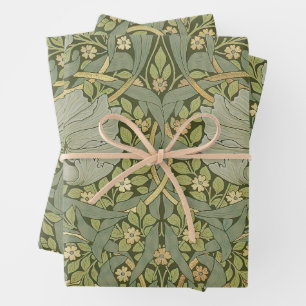 William Morris Pimpernel Vintage Pattern Wrapping Paper Sheet