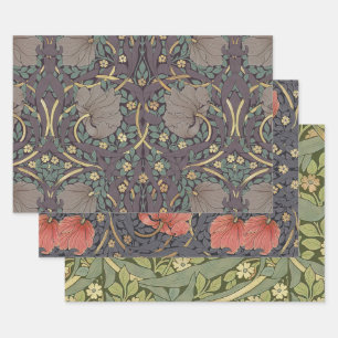 William Morris Pimpernel Vintage Pattern Wrapping  Paper Sheet