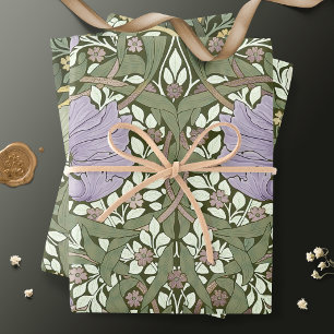 William Morris Pimpernel Vintage Pattern Wrapping  Paper Sheet