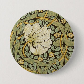 William Morris Pimpernel Vintage Pre-Raphaelite 7.5 Cm Round Badge
