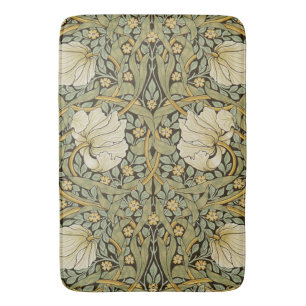 William Morris Pimpernel Vintage Pre-Raphaelite Bath Mat