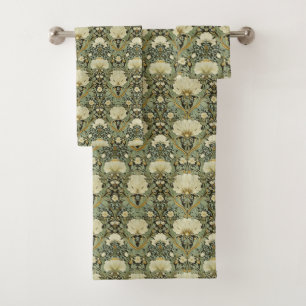 William Morris Pimpernel Vintage Pre-Raphaelite Bath Towel Set
