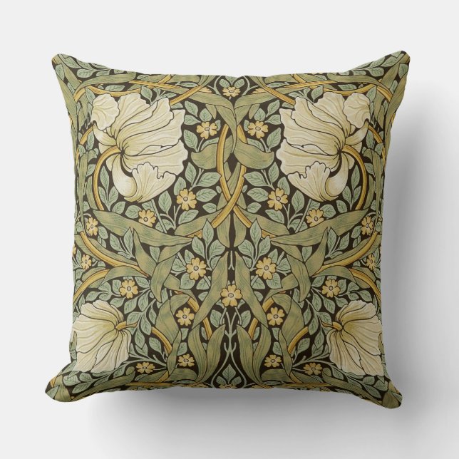 William Morris Pimpernel Vintage Pre-Raphaelite Cushion (Front)