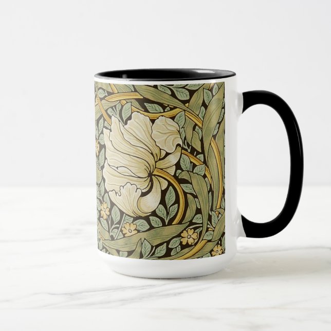 William Morris Pimpernel Vintage Pre-Raphaelite Mug (Right)