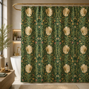 William Morris  Pimpernel Vintage Pre-Raphaelite Shower Curtain