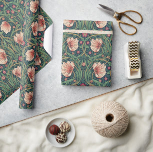 William Morris Pimpernel Vintage Pre-Raphaelite Wrapping Paper