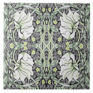 William Morris Pimpernel Vintage Seamless Pattern Tile
