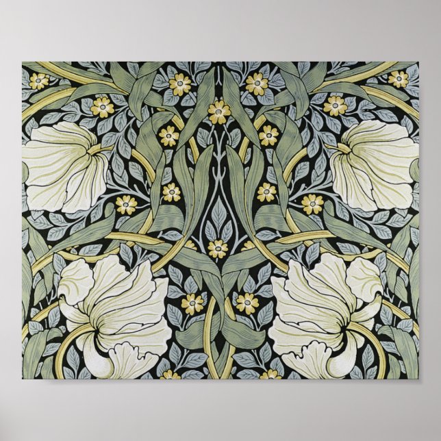 William Morris - Pimpernel  Wallpaper Design Poster (Front)
