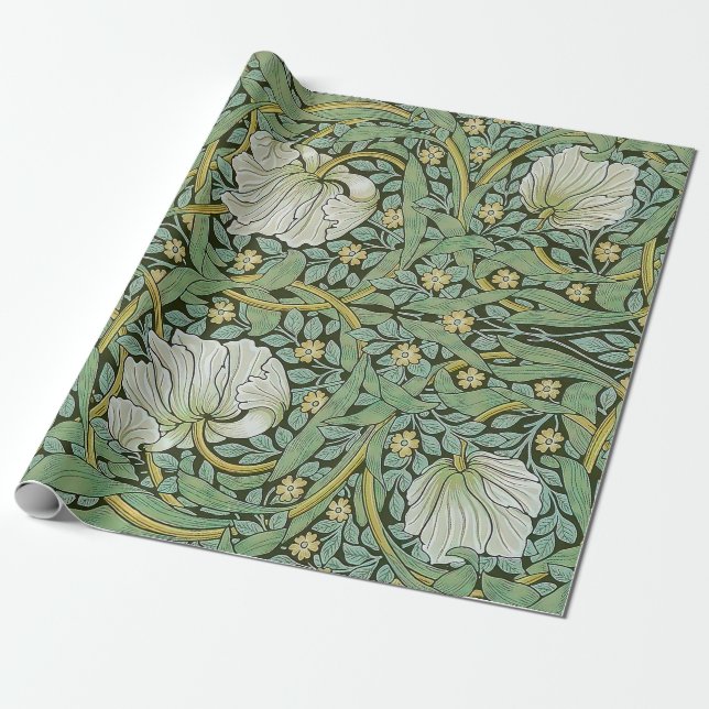 William Morris - Pimpernel Wrapping Paper (Unrolled)
