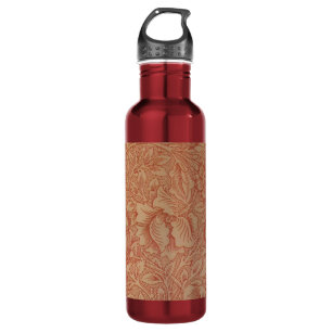 William Morris Pink Poppy Flower Floral 710 Ml Water Bottle