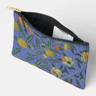 William Morris Pomegranate Blue Colourful Wallpape Accessory Pouch
