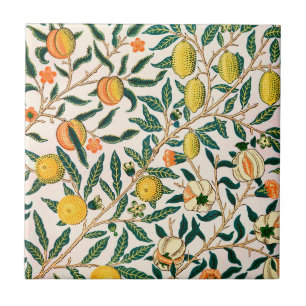 WILLIAM MORRIS "POMEGRANATE" CERAMIC TILE