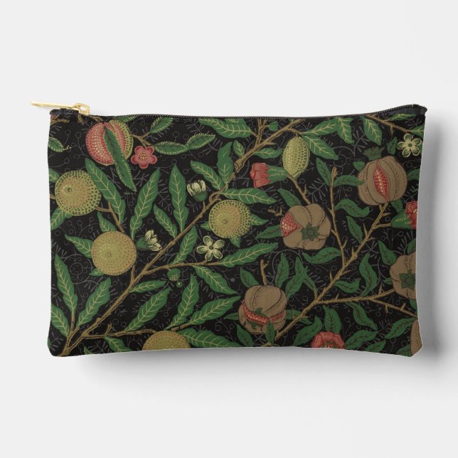 William Morris Pomegranate Classic Fruit Accessory Pouch (Front)
