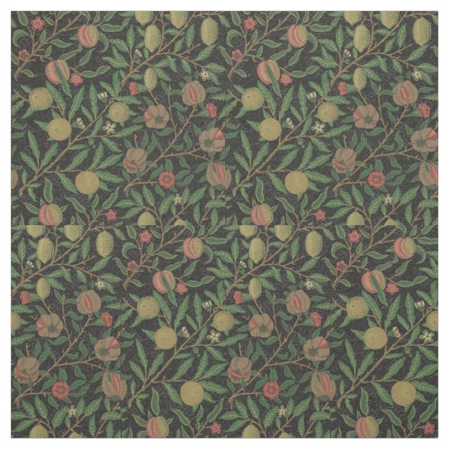 William Morris Pomegranate Classic Fruit Fabric (Swatch)