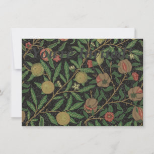 William Morris Pomegranate Classic Fruit Invitation