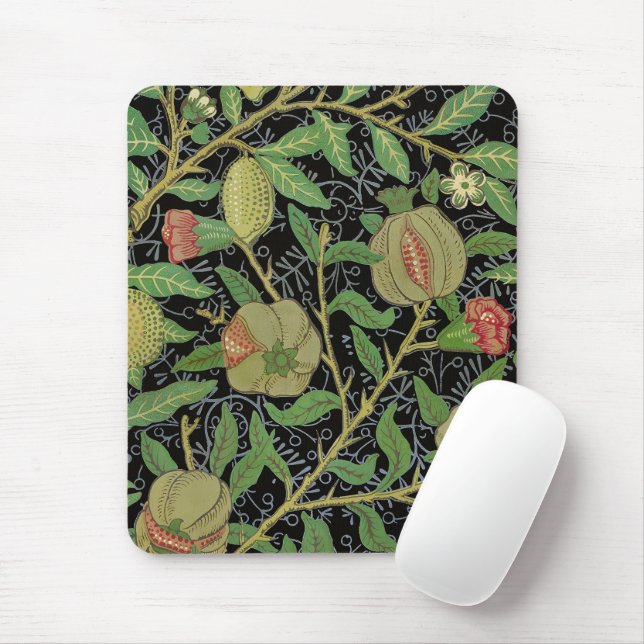 William Morris Pomegranate Classic Fruit Mouse Pad (With Mouse)