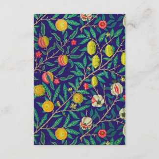 William Morris Pomegranate In Navy Enclosure Card