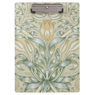 William Morris Pomegranate Pattern Antique Lily  Clipboard