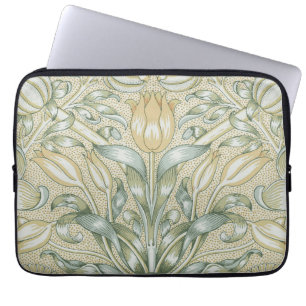 William Morris Pomegranate Pattern Antique Lily  Laptop Sleeve