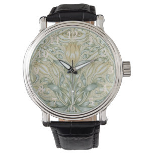 William Morris Pomegranate Pattern Antique Lily Watch