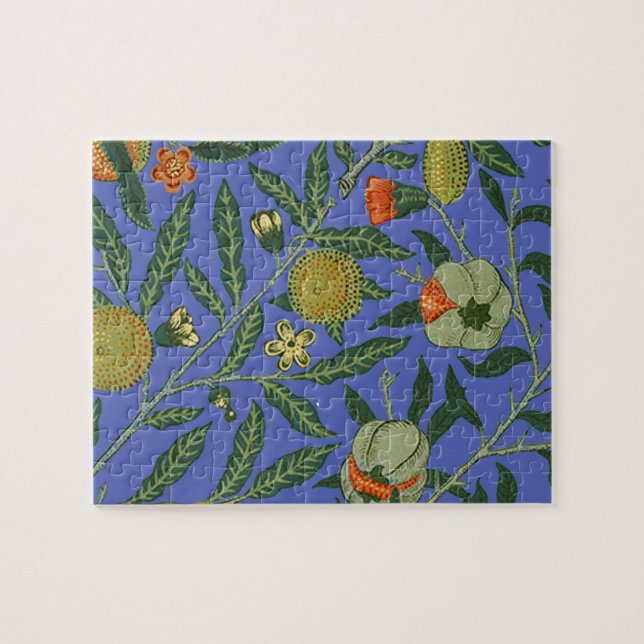 William Morris Pomegranate Wallpaper Jigsaw Puzzle (Horizontal)