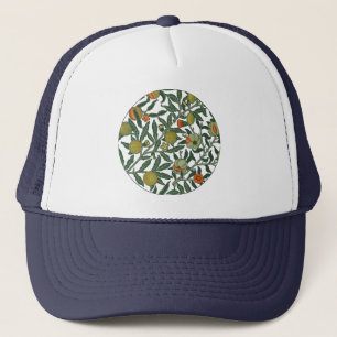 William Morris Pomegranate Wallpaper Trucker Hat