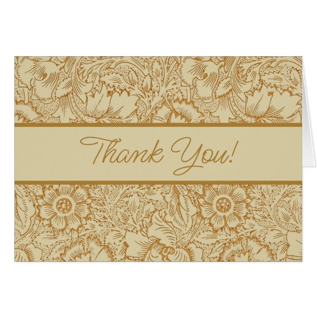 William Morris Poppy Floral Wallpaper (Front Horizontal)