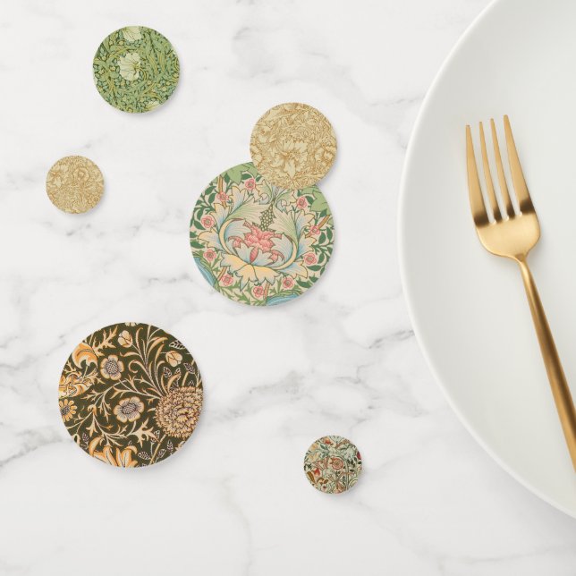 William Morris Poppy Floral Wallpaper Confetti (Group)