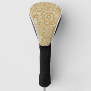 William Morris Poppy Floral Wallpaper Golf Head Cover