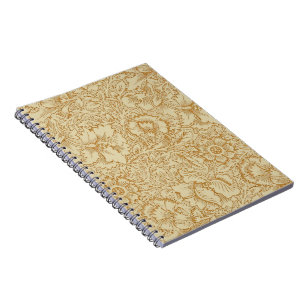 William Morris Poppy Floral Wallpaper Notebook
