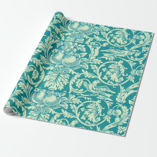 William Morris Queen Vintage Bird & Floral Classic Wrapping Paper