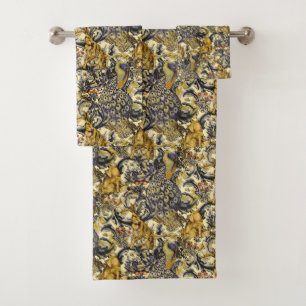 William * Morris Rabbit Wolf Peacock Towel